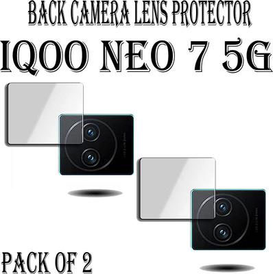 EJZATI Back Camera Lens Glass Protector for IQOO NEO 7 5G(Pack of: 2)