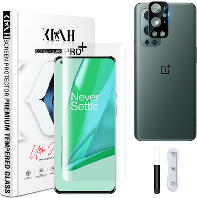 KLAH Back Camera Lens Glass Protector for OnePlus 9 Pro 5G, with 3D Curved Full Screen Coverage Tempered Glass(Pack of: 1)