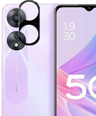 VOSKI Back Camera Lens Glass Protector for Oppo A18 Edge To Edge 5D Camera Lens Protector(Pack of: 1)