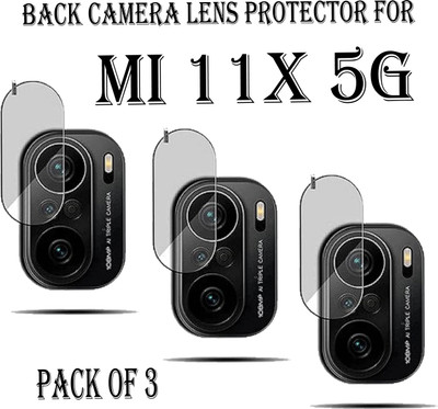 EJZATI Back Camera Lens Glass Protector for MI 11X 5G(Pack of: 3)