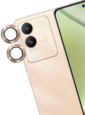 KHR Back Camera Lens Ring Guard Protector, Camera Lens Glass Protector for Vivo Y200 5G Alloy Ring, Edge to Edge Coverage and Easy Installation(Pack of: 2)