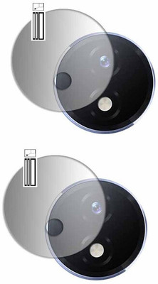 DOUMOF Back Camera Lens Glass Protector for Vivo Y02 MOBILE CAMERA(Pack of: 2)