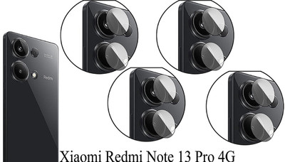 HIDEOUS Back Camera Lens Glass Protector for Xiaomi Redmi Note 13 Pro 4G(Pack of: 4)