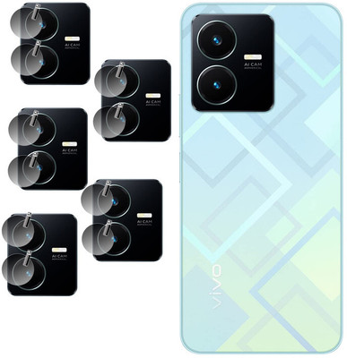 DAFFIN Back Camera Lens Glass Protector for Vivo Y22(Pack of: 5)