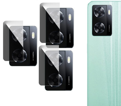 HIDEOUS Back Camera Lens Glass Protector for OPPO A57, OPPO K10 5G, OPPO A77(Pack of: 3)