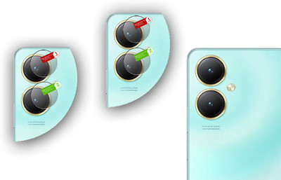 DAFFIN Back Camera Lens Glass Protector for vivo y36+(Pack of: 2)