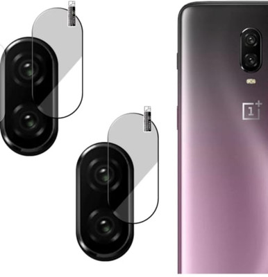 Ahwaveeda Back Camera Lens Glass Protector for ONEPLUS 6T CAMERA LENS (PACK OF 2)(Pack of: 2)