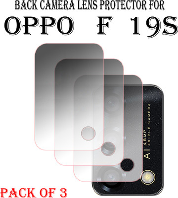 EJZATI Back Camera Lens Glass Protector for OPPO F19s(Pack of: 3)