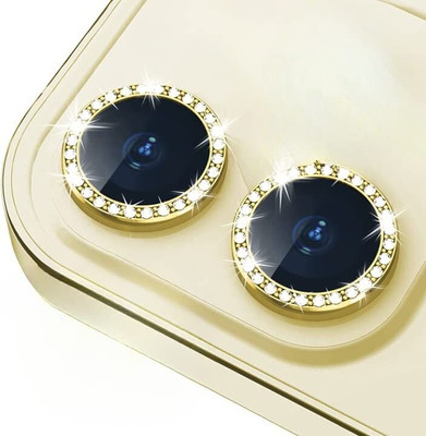 VOSKI Back Camera Lens Ring Guard Protector for iPhone 11 Diamond Stone Aluminum Alloy Camera Lens Protector(Pack of: 1)