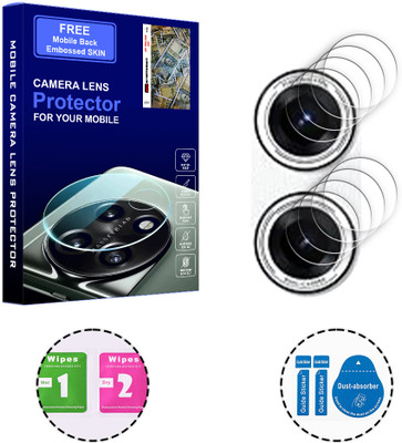 ARBAN Back Camera Lens Glass Protector for Tecno Spark 20C 4G (FREE 1 MOBILE EMBOSSED SKIN) CAMERA LENS PROTECTOR(Pack of: 4)