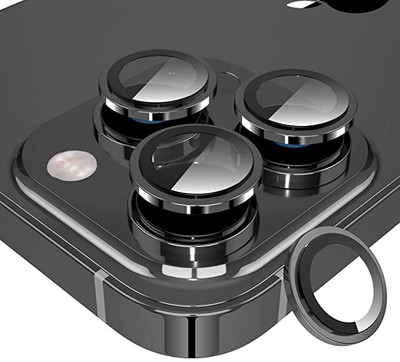 mobeezy Camera Lens Protector for iPhone 13 Pro Max 5g Camera Ring Glass Guard, [3D Metal Ring, Perfect Fit](Pack of 3)