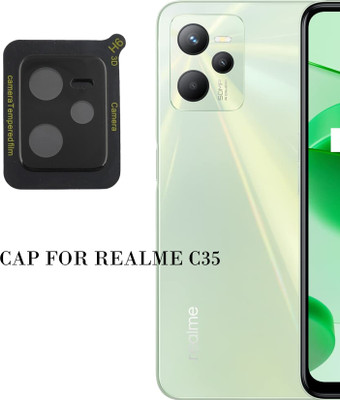 EJZATEX Back Camera Lens Glass Protector for REALME C35, BACK CAMERA LENS PROTECTOR(Pack of: 1)