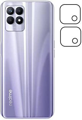 LIGHTWINGS Back Camera Lens Glass Protector for Back Camera lens protector for Realme 8i - Pack of 2(Pack of: 1)