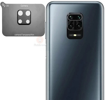 NIMMIKA ENTERPRISES Back Camera Lens Glass Protector for Back Camera Lens 3D Ultra For Mi Redmi Note 9 Pro(Pack of: 1)