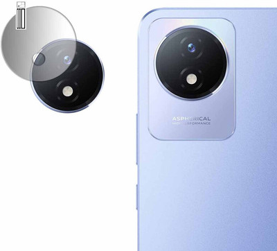 SCREENPROTECTOR Back Camera Lens Glass Protector for Vivo Y02 CAMERA(Pack of: 1)