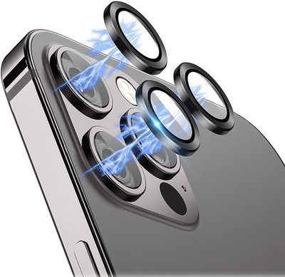 CHICCASA Back Camera Lens Glass Protector, Camera Lens Ring Guard Protector for iPhone 11 Pro(Pack of: 3)