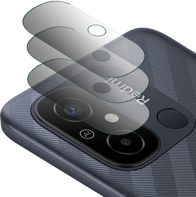 DOUMOF Back Camera Lens Glass Protector for Redmi 12C BACK CAMERA(Pack of: 3)