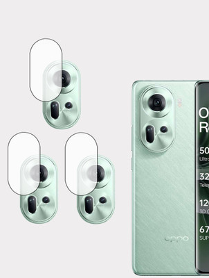 EJZATEX Back Camera Lens Glass Protector for OPPO RENO 11 5G, BACK CAMERA LENS PROTECTOR(Pack of: 3)