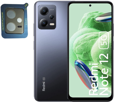Caseworm Back Camera Lens Glass Protector for Redmi 12 (5G)-3D Lens Camera Protector(Pack of: 1)