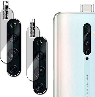 LIGHTWINGS Back Camera Lens Glass Protector for OPPO Reno 2F Mobile Camera Lens Protector (Pack of 2)(Pack of: 1)