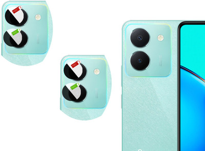 DAFFIN Back Camera Lens Glass Protector for VIVO Y27S(Pack of: 2)