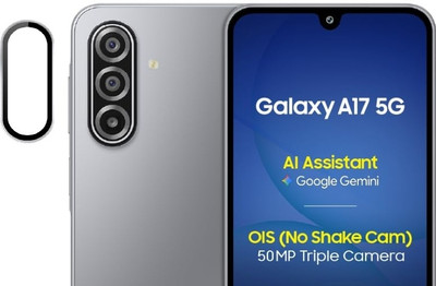 KHR Back Camera Lens Ring Guard Protector for Samsung Galaxy A17 5G Ring 3D Anti Shock/Anti-Scratch/Clear/Camera Guard(Pack of: 1)