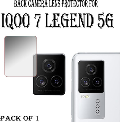 EJZATEX Back Camera Lens Glass Protector for IQOO 7 LEGEND 5G(Pack of: 1)