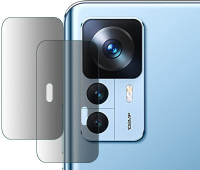 HIRDESH Back Camera Lens Glass Protector for Xiaomi 12T CAMERA(Pack of: 2)