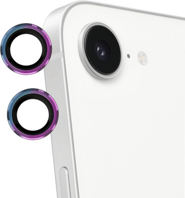 SCRENZO Back Camera Lens Ring Guard Protector for 16e. Rainbow Camera Ring For iPhone 16e (Anti-Scratch, Case-Friendly)(Pack of: 2)