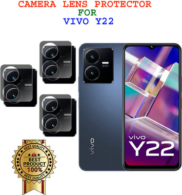EJZATI Back Camera Lens Glass Protector for VIVO Y22(Pack of: 3)
