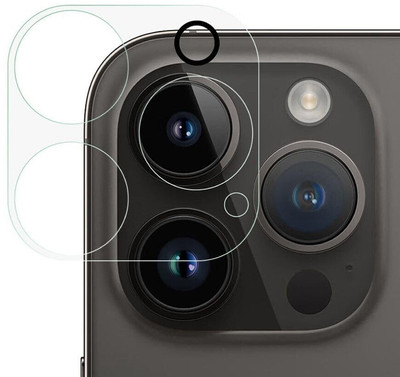 EJZATEX Back Camera Lens Glass Protector for iPHONE 15 PRO/PRO MAX, BACK CAMERA LENS PROTECTOR(Pack of: 1)