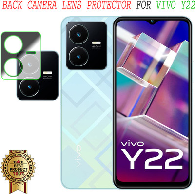 ejzatex Back Camera Lens Glass Protector for VIVO Y22(Pack of: 1)
