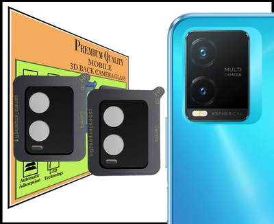 HIRDESH Back Camera Lens Glass Protector for Vivo T1x(Pack of: 2)
