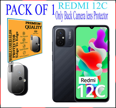 DAFFIN Back Camera Lens Glass Protector for Redmi 12C(Pack of: 1)