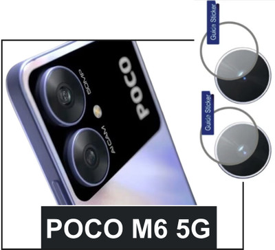 KANCHA Back Camera Lens Glass Protector for POCO M6 5G, M6 5G CAMERA GLASS, XIAOMI POCO M6 5G(Pack of: 1)