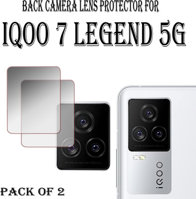 ejzatex Back Camera Lens Glass Protector for IQOO 7 LEGEND 5G(Pack of: 2)
