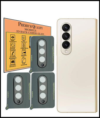 HIRDESH Back Camera Lens Glass Protector for Samsung Galaxy Z Fold 4(Pack of: 3)