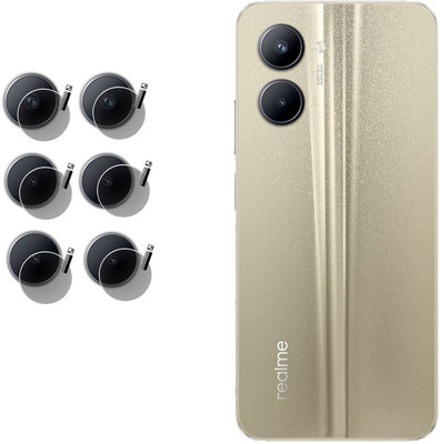DAFFIN Back Camera Lens Glass Protector for realme C33(Pack of: 3)