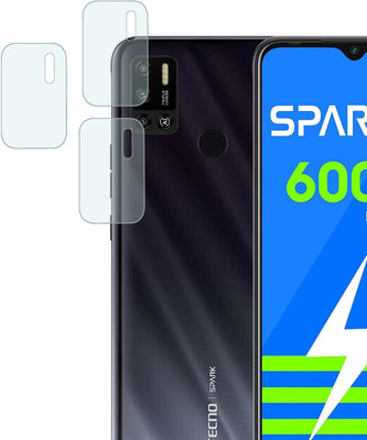 MOKPLZ Back Camera Lens Glass Protector for TECNO SPARK 6 AIR(Pack of: 3)