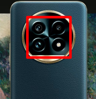 BLACKCLOUD Back Camera Lens Glass Protector for Realme 13 pro green(Pack of: 1)