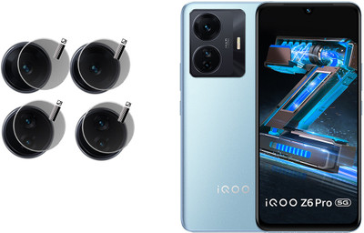 Hideous Back Camera Lens Glass Protector for iQOO Z6 Pro 5G(Pack of: 2)