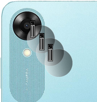 YCHROZE Back Camera Lens Glass Protector for Oppo A17k(Pack of: 3)
