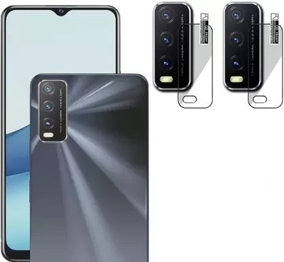 M A ZONE Back Camera Lens Glass Protector for VIVO Y12S(Pack of: 2)