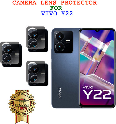 EJZATI Back Camera Lens Glass Protector for VIVO Y22(Pack of: 3)