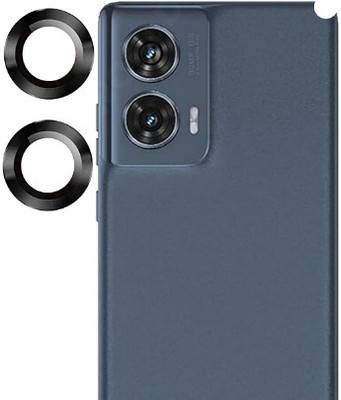 Mukul Back Camera Lens Ring Guard Protector for Motorola Moto Edge 50 fusion 5G Back Camera Lens Protector (BLACK)(Pack of: 2)