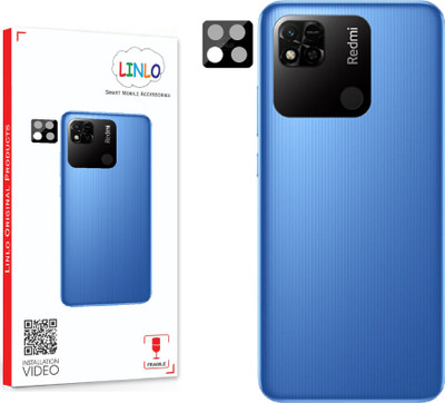 LINLO Back Camera Lens Glass Protector for Redmi 10A/10A Sport/Redmi 9/Redmi 9 Activ/9c/Poco C31(Pack of: 1)