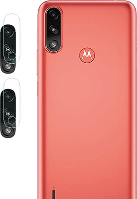 EJZATI Back Camera Lens Glass Protector for Motorola Moto E7 Power(Pack of: 2)