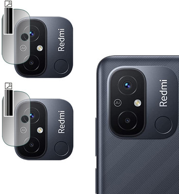 DOUMOF Back Camera Lens Glass Protector for Redmi 12C.(Pack of: 2)