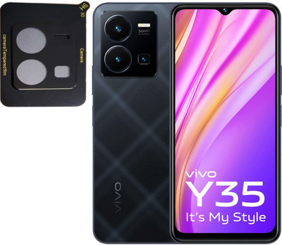 DSCASE Back Camera Lens Glass Protector for vivo Y35(Pack of: 1)