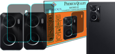 HIDEOUS Back Camera Lens Glass Protector for OPPO A76.(Pack of: 2)